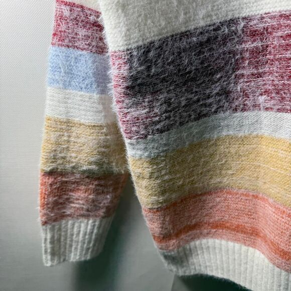 Anthropologie Staccato SuperSoft Striped Sweater | Multicolored | M | Oversized - Picture 6 of 8